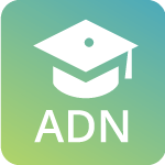 adn graduation cap graphic