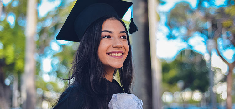 smiling graduate