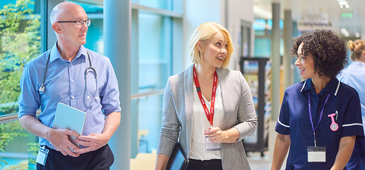 legal nurse consultant with medical staff